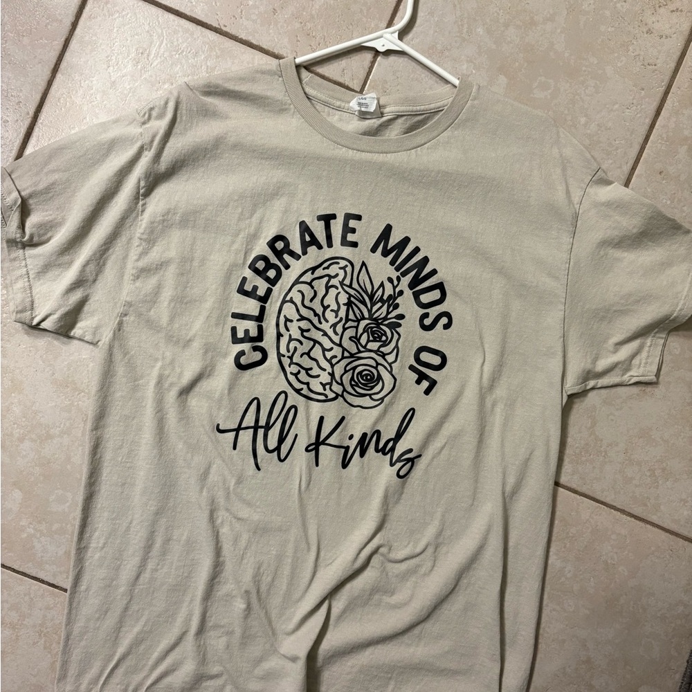 Cream Graphic T-Shirt